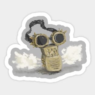 Steampunk glasses Sticker